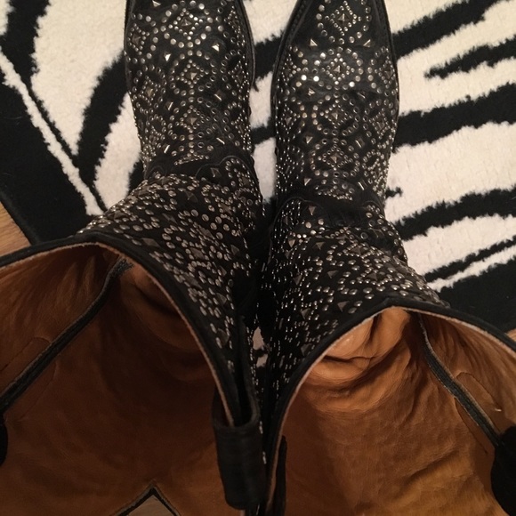 Old Gringo Difamas stud black cowgirl boot - Picture 4 of 6